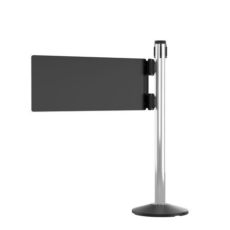 Visiontron Security Swing Gate with Post - Reversible Left/Right Swing - Crowd Control Warehouse