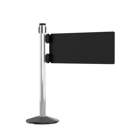 Visiontron Security Swing Gate with Post - Reversible Left/Right Swing - Crowd Control Warehouse