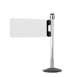 Visiontron Security Swing Gate with Post - Reversible Left/Right Swing - Crowd Control Warehouse