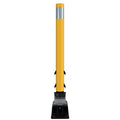 FlexStake Center Line Surface Mount Base Traffic Delineator - Yellow Tubular Post with Reflective Options
