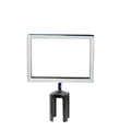 Post Top Sign Frame Retractable Belt Barriers - Montour Line