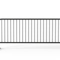 Barricade in a Box™ - Heavy Duty Interlocking Steel Barricade, 8.5 Ft. - Angry Bull Barricades