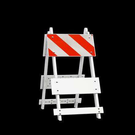 Fibercade Type I and Type II Traffic Barricades