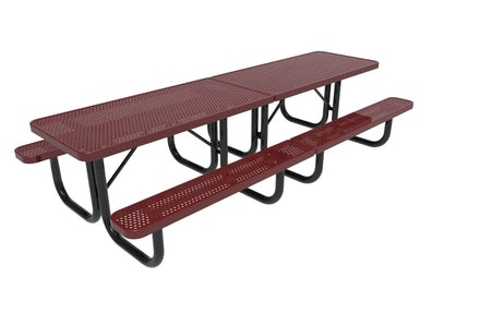 Rectangular Portable Table - Circular Pattern