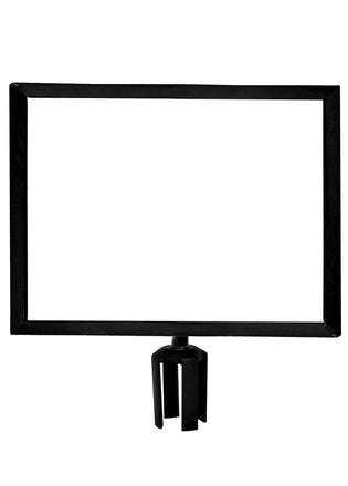 Post Top Sign Frame Retractable Belt Barriers - Montour Line