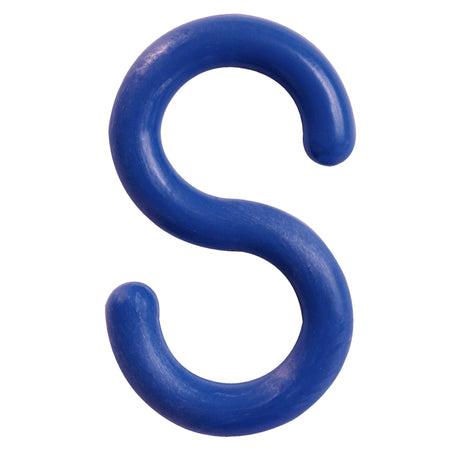 1.5 in. (6) Plastic Chain 'S' Connecting End - 10 Pack - Crowd Control Warehouse