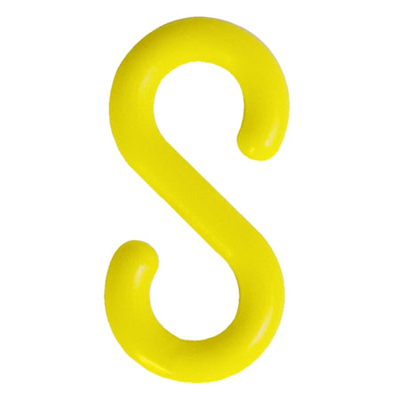 1.5 in. (6) Plastic Chain 'S' Connecting End - 10 Pack - Crowd Control Warehouse