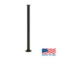 Fixed Floor Mount Rope Stanchion with Flat Top