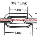 1.5 in. Plastic Chain (#6) - Standard Colors