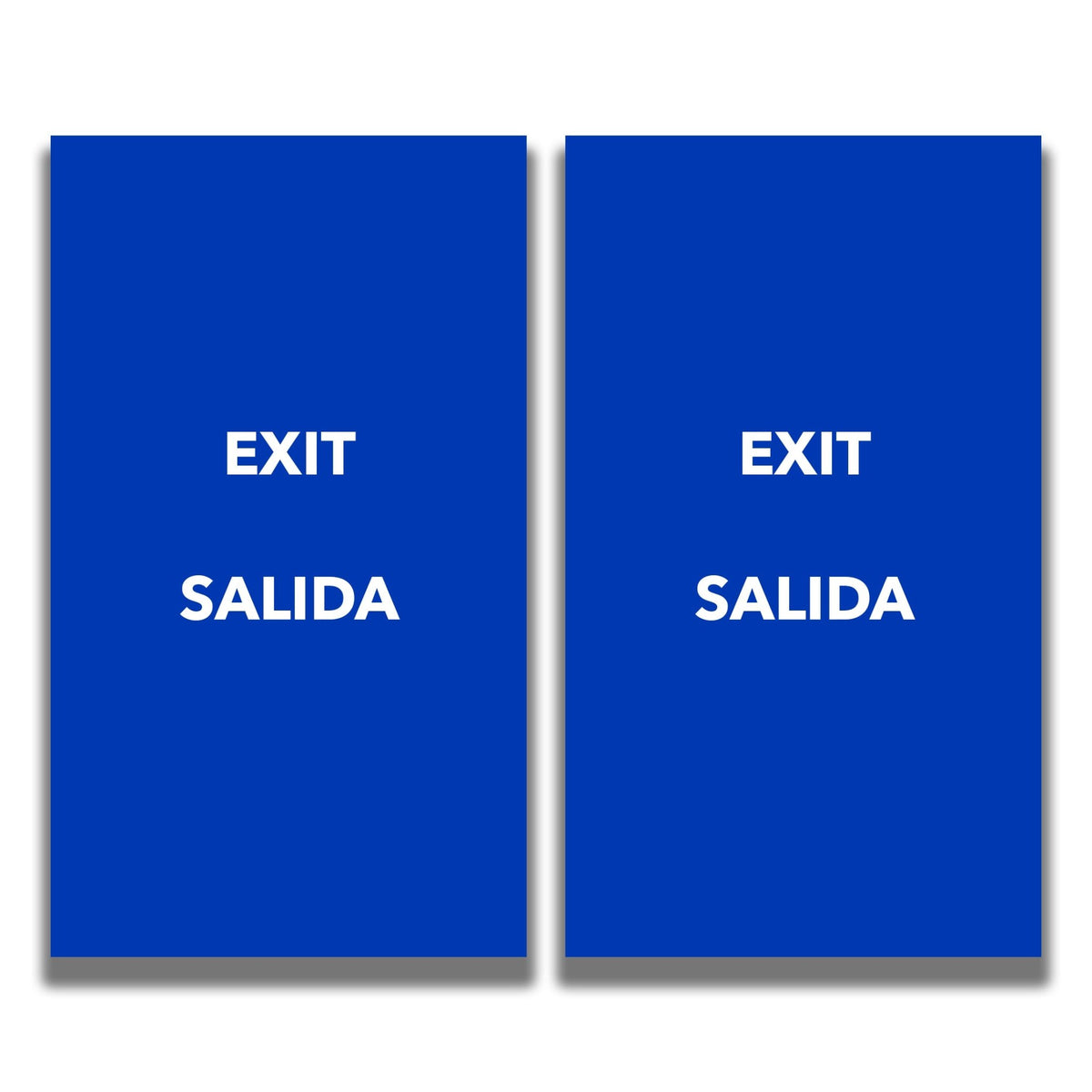 2 - Sided Sign - 'EXIT/SALIDA' - Crowd Control Warehouse