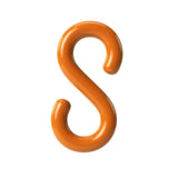 2.0 in. (8) Plastic Chain 'S' Connecting End - Crowd Control Warehouse