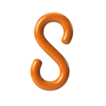 2.0 in. (8) Plastic Chain 'S' Connecting End - Crowd Control Warehouse