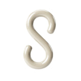 2.0 in. (8) Plastic Chain 'S' Connecting End - Crowd Control Warehouse