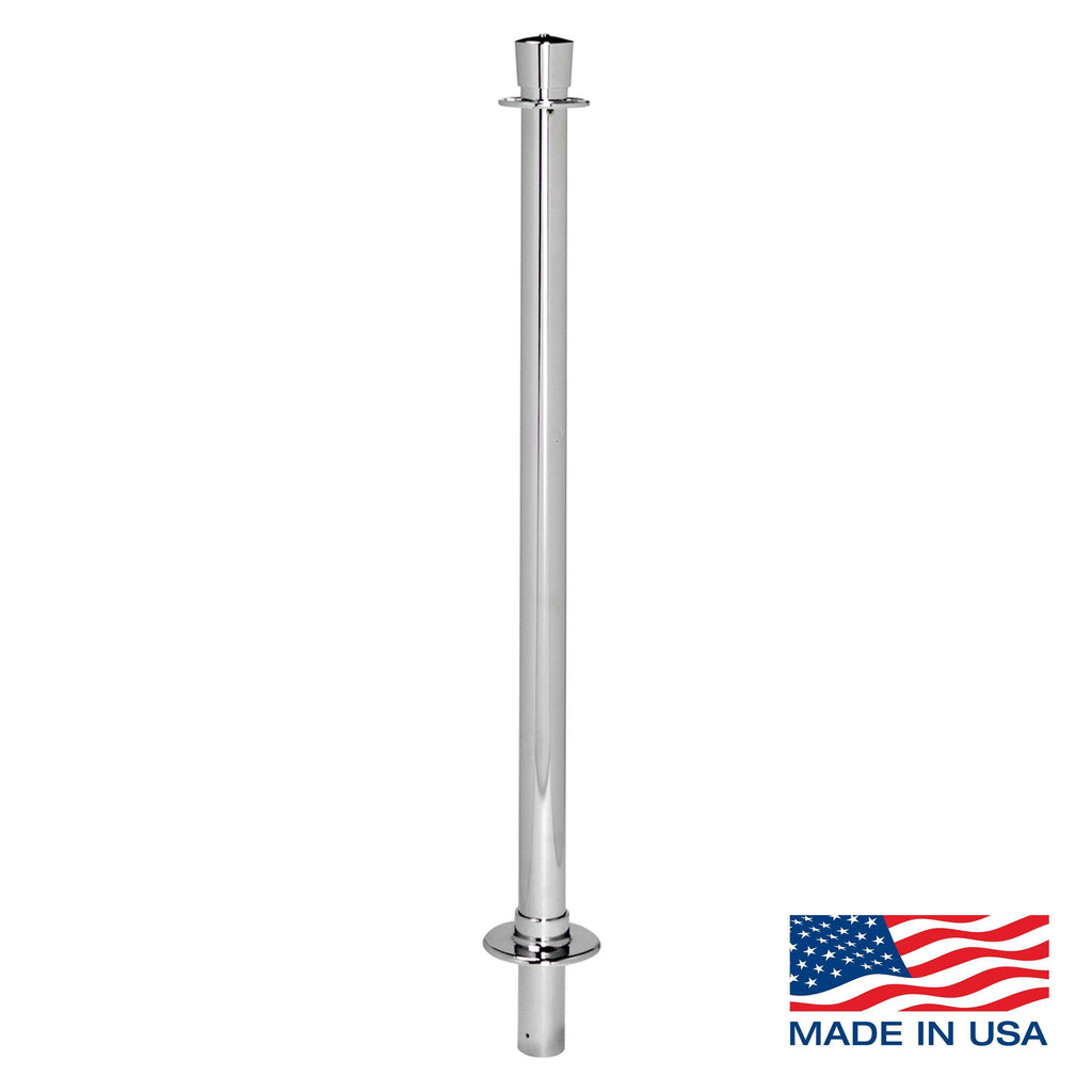 Removable Floor Mount Rope Stanchion with Urn Top - Crowd