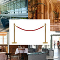 Ball Top Rope Stanchion with Low Profile Base - Montour Line CXLine