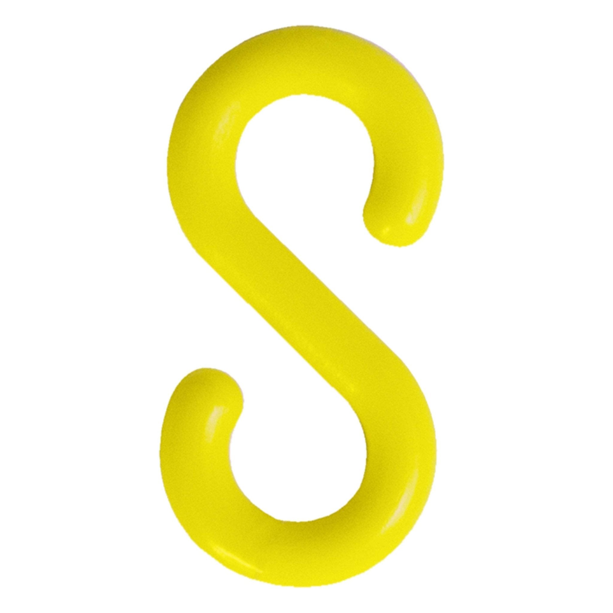 3.0 in. Plastic Chain 'S' Connecting End (10 Pack) - Crowd Control Warehouse