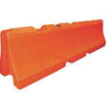 Extra Long Water/Sand Fillable Traffic Barrier - 31 in. H x 120 in. L x 24 in. W, 50 lbs