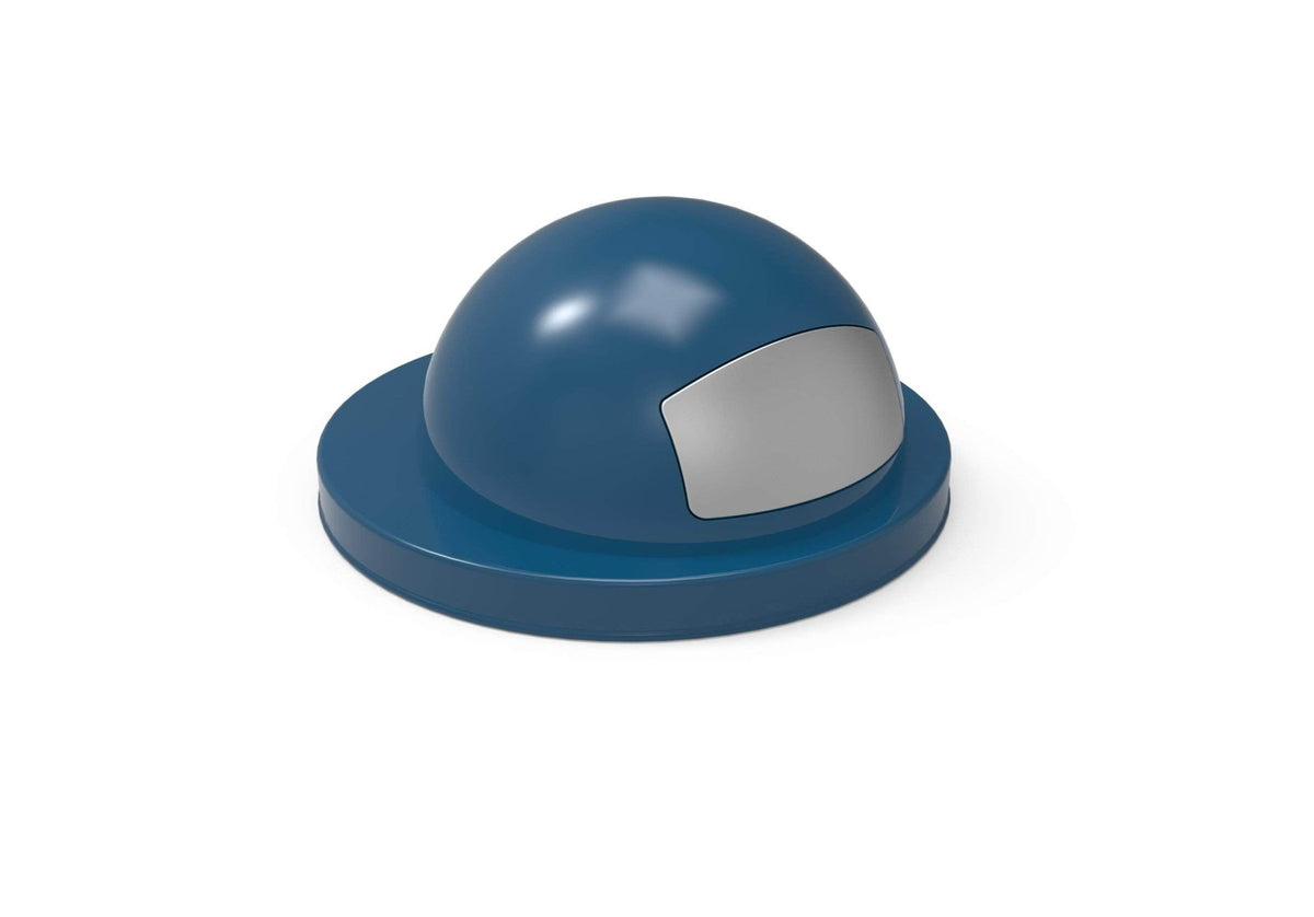 32 Gallon Trash Receptacle - Slatted Steel - Crowd Control Warehouse