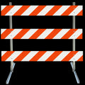 Angle Iron Type III Steel Traffic Barricade