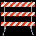 Angle Iron Type III Steel Traffic Barricade