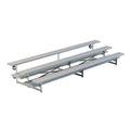 Tip & Roll Aluminum Portable Bleachers - 3 Rows