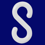 4.0 in. Plastic Chain 'S' Connecting End (10 Pack) - Crowd Control Warehouse