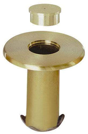 Socket and Cap for Removable Floor Mount Stanchions/Barriers - Visiontron Removable Post