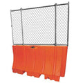 Heavy Duty Jersey Barrier with Fencing Option - 42 in. H x 72 in. L x 24 in. W, 100-170 lbs