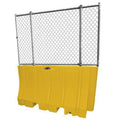 Heavy Duty Jersey Barrier with Fencing Option - 42 in. H x 72 in. L x 24 in. W, 100-170 lbs