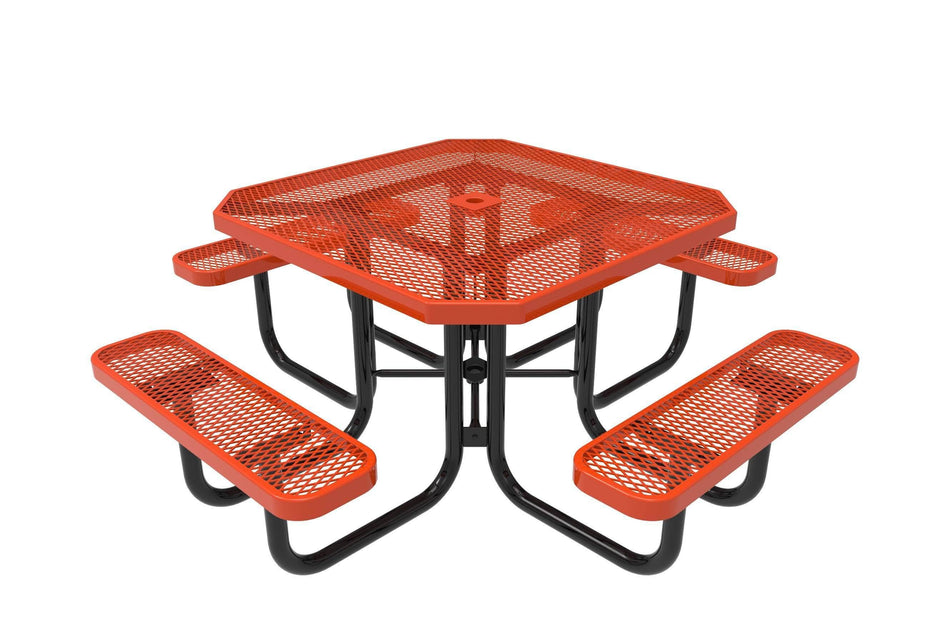 Octagon Portable Table - Diamond Pattern