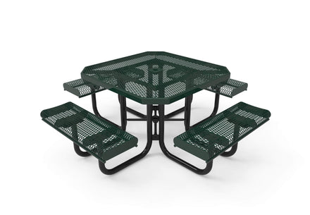Octagon Rolled Portable Table - Diamond Pattern