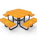 Octagon Rolled Portable Table - Circular Pattern