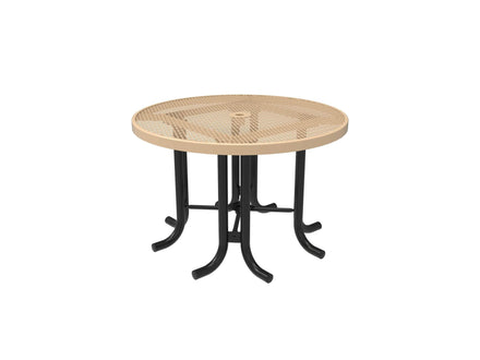 Round Patio Table - Diamond Pattern
