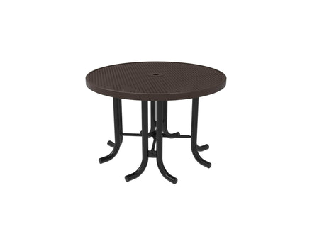 Round Patio Table - Circular Pattern