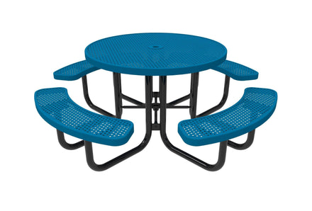Round Portable Table - Circular Pattern