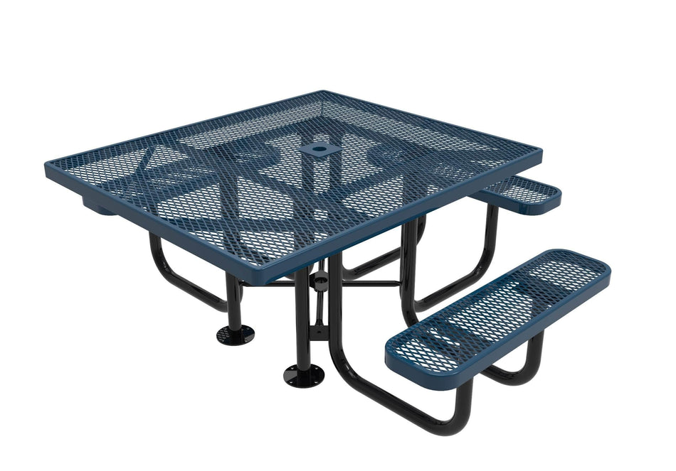 Square Portable Table - Diamond Pattern