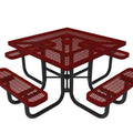Square Portable Table - Diamond Pattern