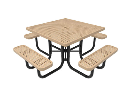 Square Portable Table - Circular Pattern