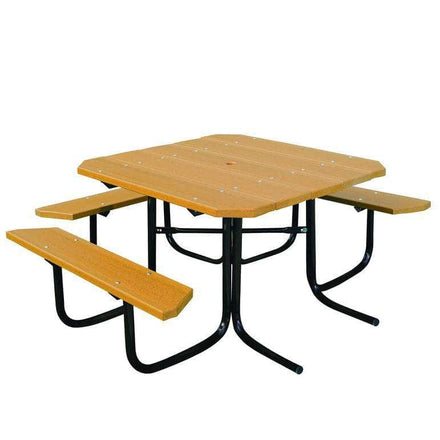 3-Seat ADA Accessible Square Table - 48 In.