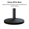Flat Top Dual Rope Stanchion with Sloped Base - Montour Line CLineD