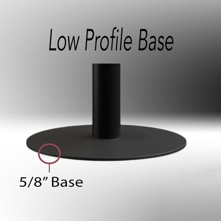 Flat Top Rope Stanchion with Low Profile Base - Montour Line CXLine