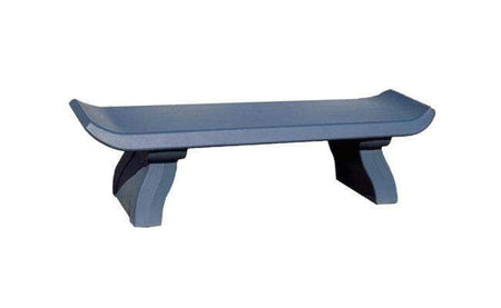 6 Ft. Flared End Backless Concrete Park Bench - Crowd Control Warehouse