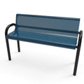 MOD Park Bench with Back - Circular Pattern