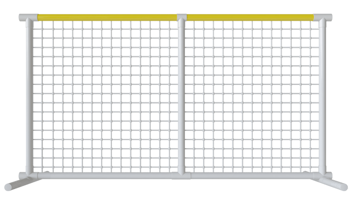 7 Foot Lightweight PVC Sport Panel Fencing - Crowd Control Warehouse