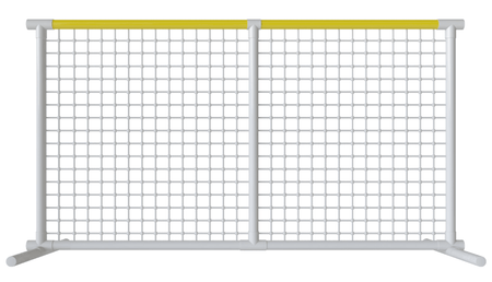 7 Foot Lightweight PVC Sport Panel Fencing - Crowd Control Warehouse