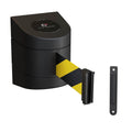 CCW Series WMB-230- Wall Mounted Retractable Belt Barrier With Black Fixed ABS Case- 20, 25 & 30 Ft. Belts