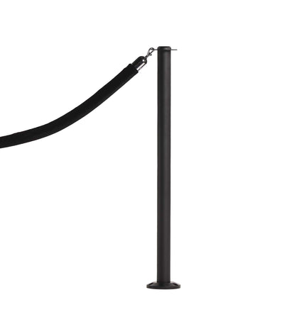 Flat Top Rope Stanchion with Fixed Base - Montour Line CXLineF