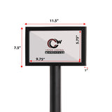 Floor Standing Sign Frame with Sloped Base - CCW Series SFFS-100