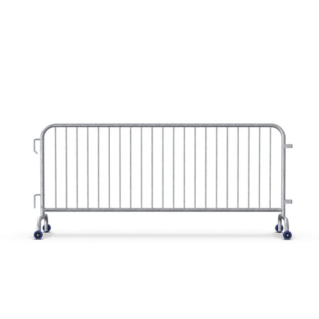 8.5 Ft Hot - Dipped Galvanized Steel Barricade - Crowd Control Warehouse