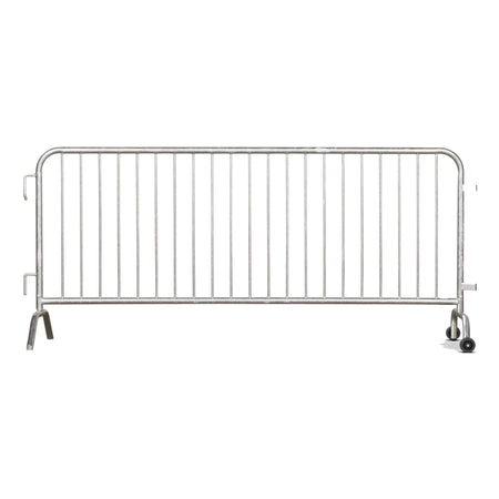 8.5 Ft Hot - Dipped Galvanized Steel Barricade - Crowd Control Warehouse